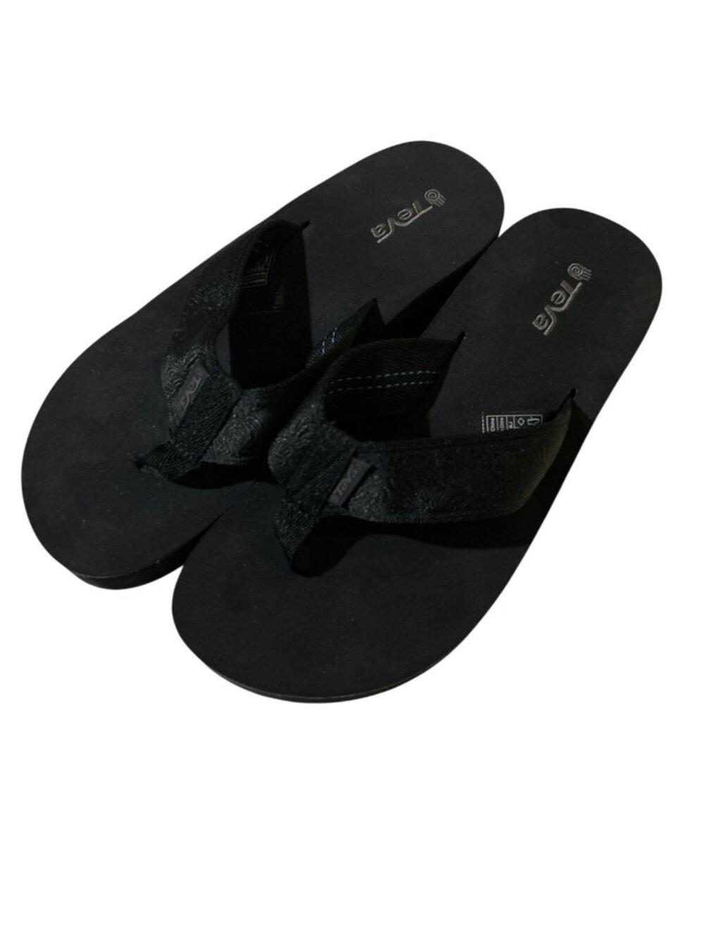Teva Women’s Voya Flip-flop Sandal Black 7 BRAND NEW